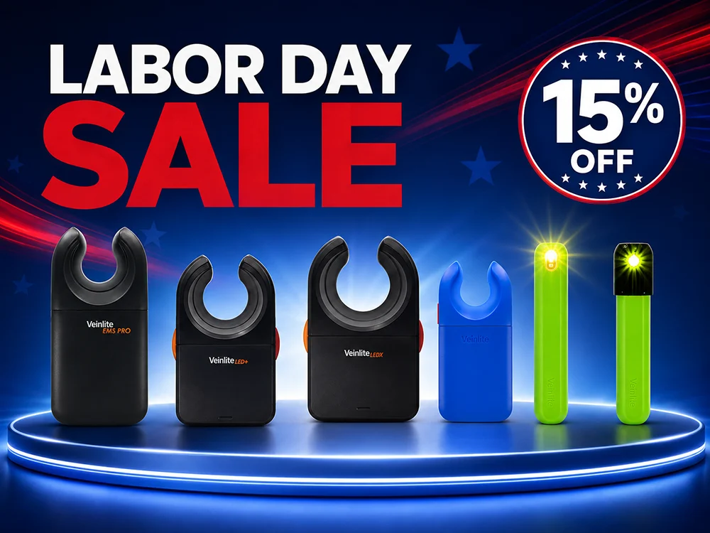 Labor Day Sale: 15% off Veinlite devices